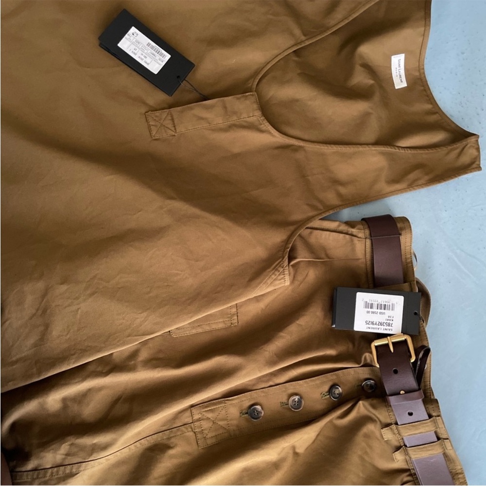 NWT Saint Laurent SET Skirt and top (and belt) - Picture 7 of 12